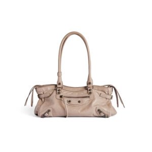 Le City Bag East-West in sesame Arena Storico lambskin