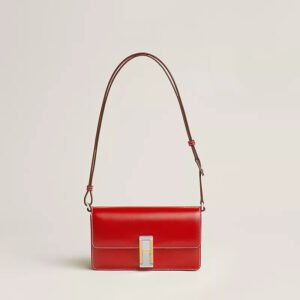 Replica HERMES Mallette bag rouge piment 100% original 1:1 imitation price