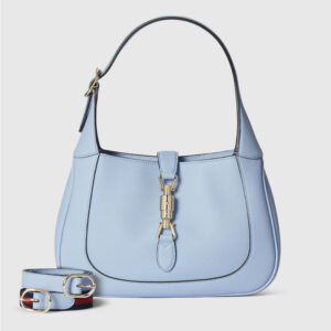 replica Gucci Jackie 1961 medium bag light blue leather