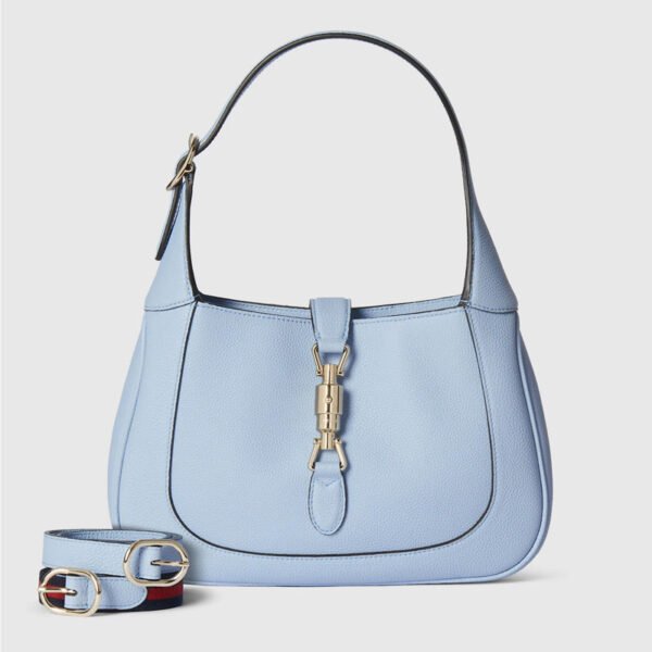 replica Gucci Jackie 1961 medium bag light blue leather