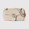 GG Marmont medium shoulder bag oatmeal leather