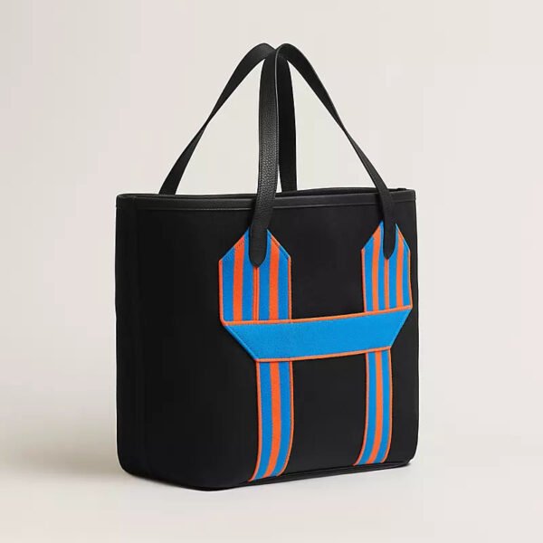 Replica HERMES Pursangle tote bag noir