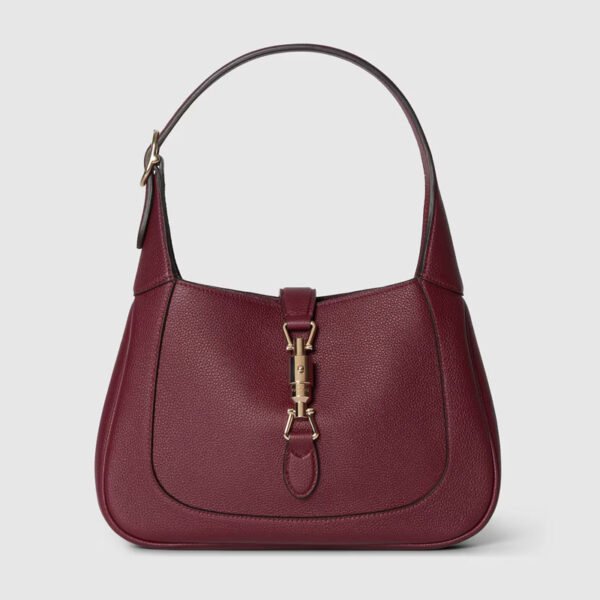 Replica Gucci Jackie 1961 medium bag Rosso Ancora red leather