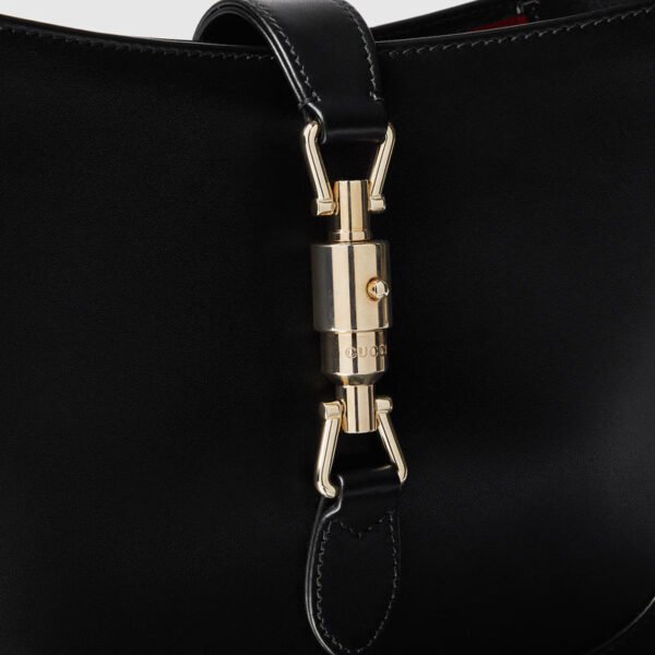 Replica Gucci Jackie 1961 medium bag black leather 1:1 replica price