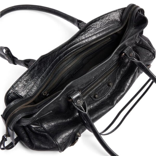 Replica le city bag east west in black price