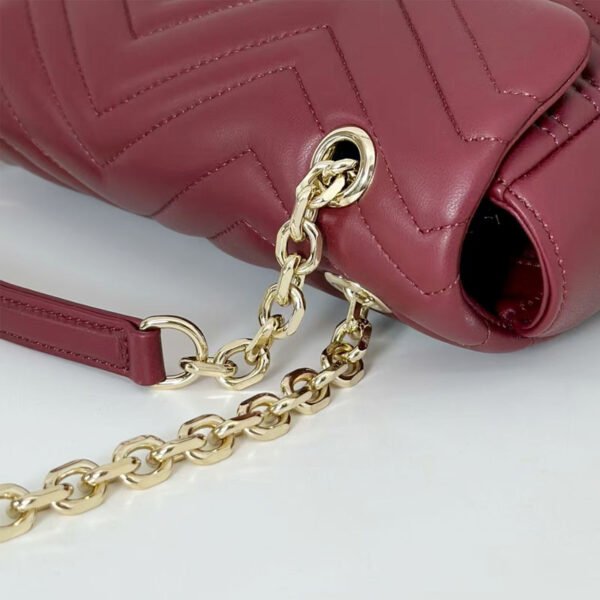 replica GG Marmont medium shoulder bag Rosso Ancora red