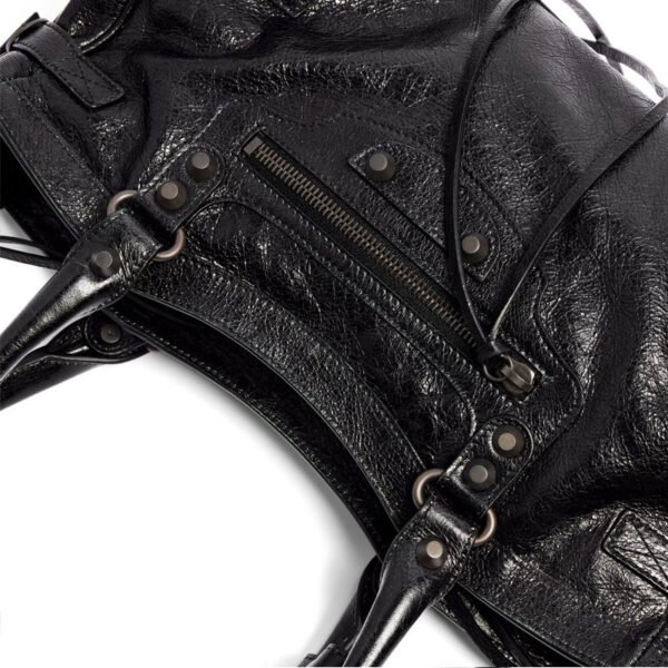 Replica Balenciaga le city bag east west in black