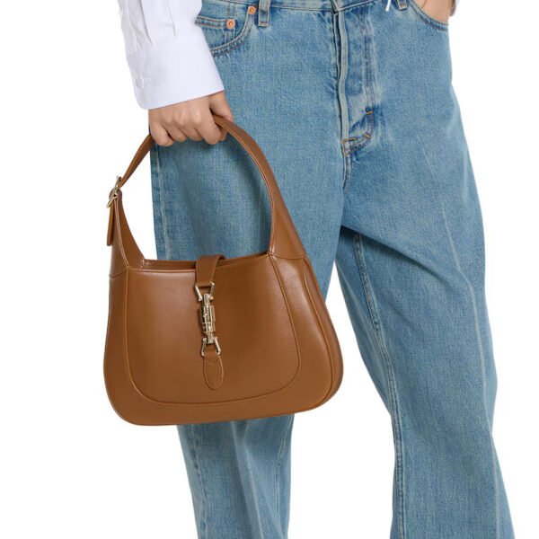 Replica Gucci Jackie 1961 medium bag brown leather
