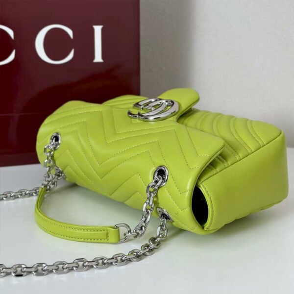 Replica GG Marmont medium shoulder bag bright green