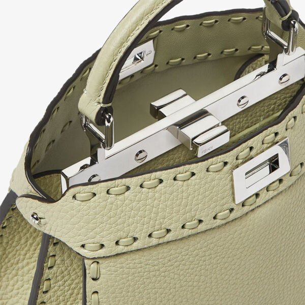 FENDI Peekaboo ISeeU Petite Green replica bag 100% original 1:1 imitation price - Image 3