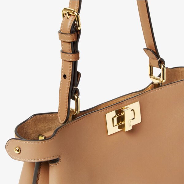 FENDI Peekaboo Soft Small Beige replica bag AAA Original 1:1 replica price