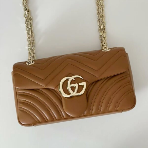 Replica GG Marmont medium shoulder bag brown