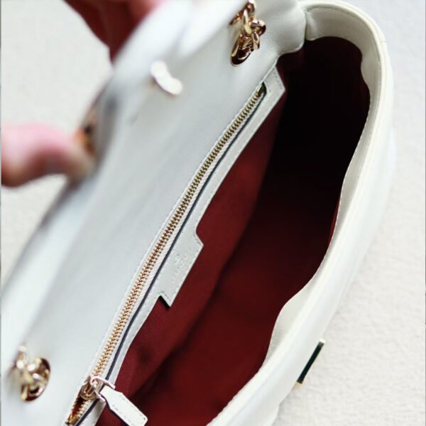 Replica gucci gg marmont medium shoulder bag white