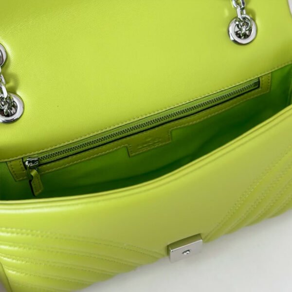 Replica Gucci gg marmont medium shoulder bag bright green
