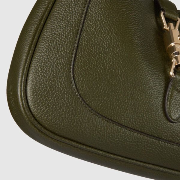1:1 replica price of Gucci Jackie 1961 medium bag Variation forest green leather