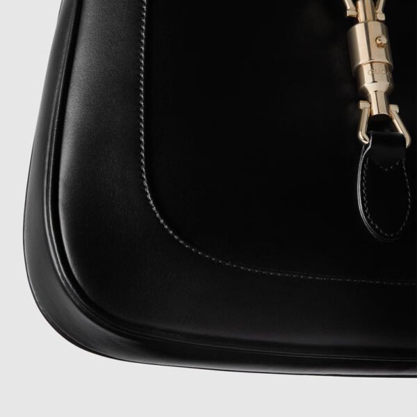 Replica Gucci Jackie 1961 medium bag black leather 1:1 replica price