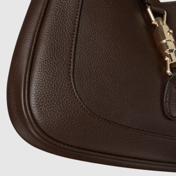 Replica Gucci Jackie 1961 medium bag Variation dark brown leather 1:1 replica price