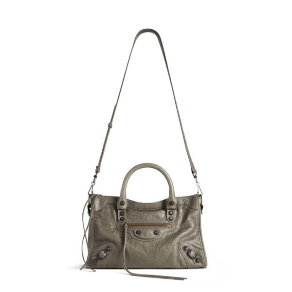 Replica balenciaga le city small bag army green