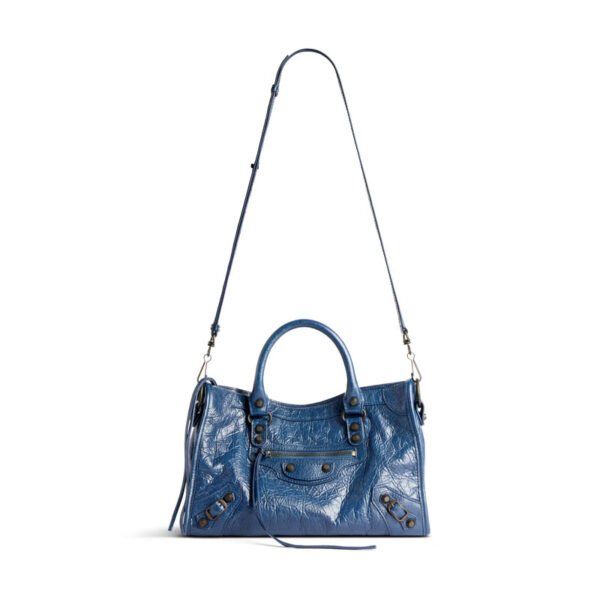 Replica le city bag small in mineral blue price