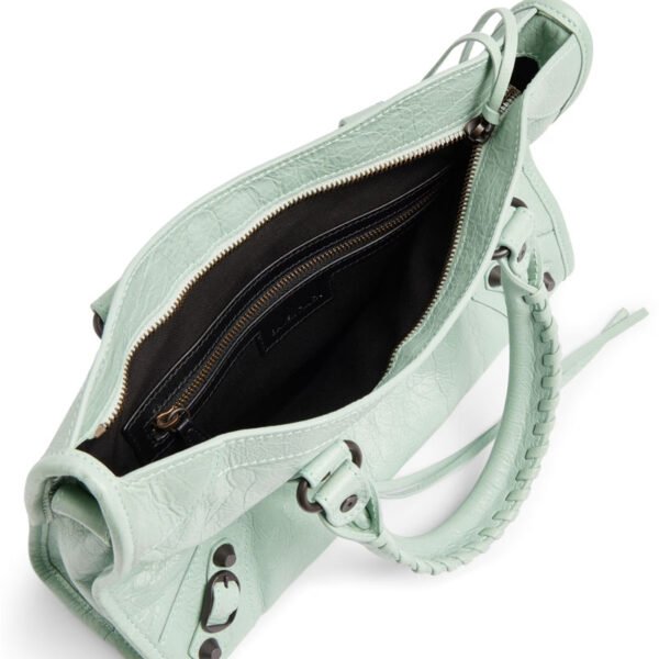 Replica Balenciaga le city bag small in mineral green