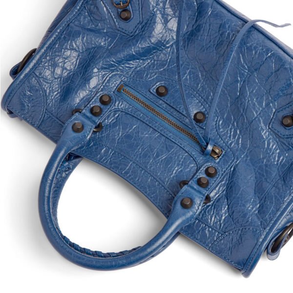 Replica le city bag small in mineral blue price