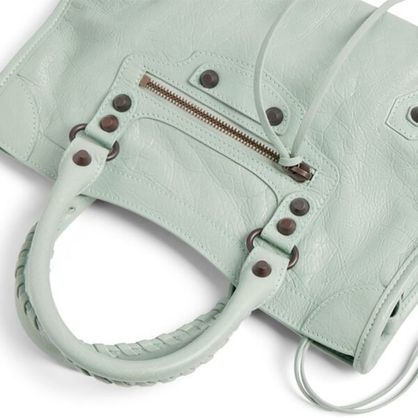 Replica Balenciaga le city bag small in mineral green