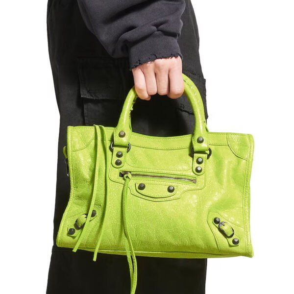 Replica Balenciaga le city bag small in granny green